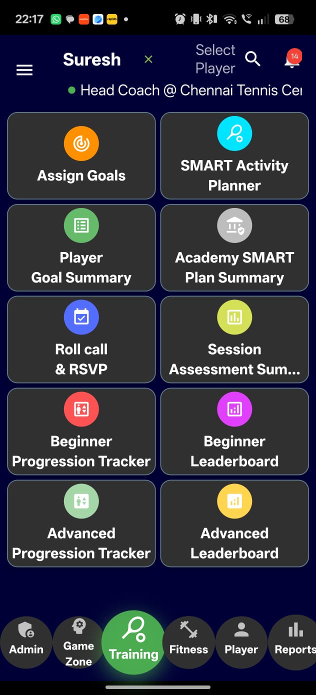 Champinu training and development tools